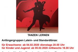 Plakat Anfängergruppe